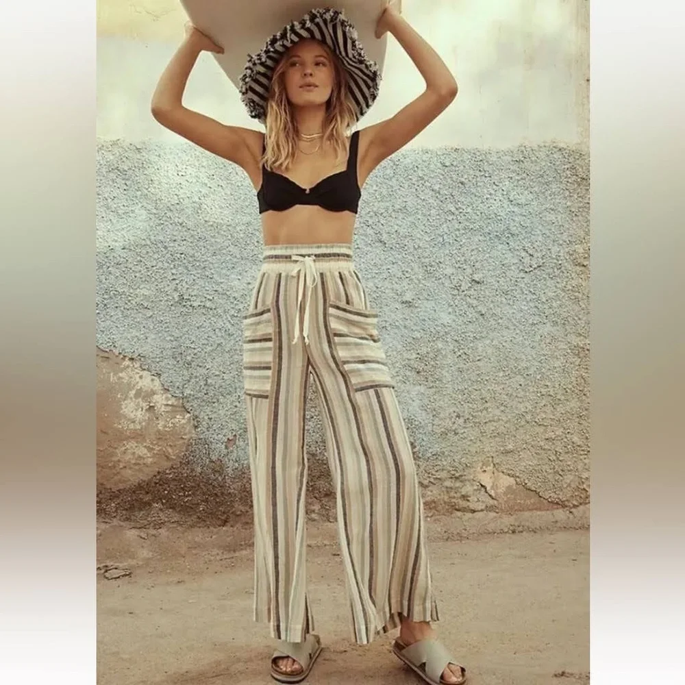 high rise striped pockets women's size XS - Picture 2 of 6